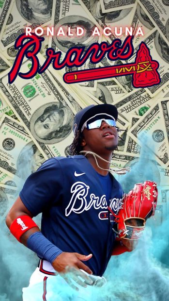 Funny Ronald Acuna Wallpaper HD.