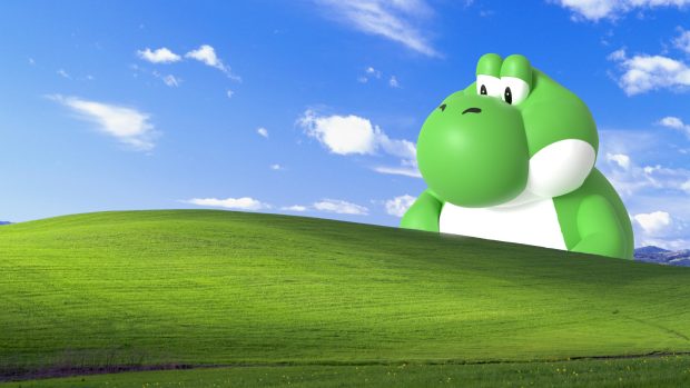 Funny Yoshi Wallpaper HD.