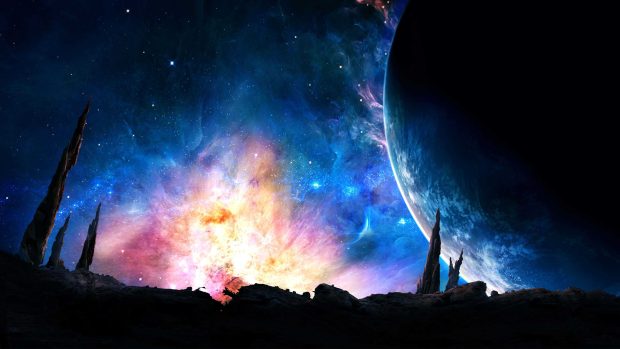 Galaxy Backgrounds HD Free download.