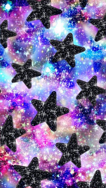 Galaxy Glitter Cute Wallpapers HD.