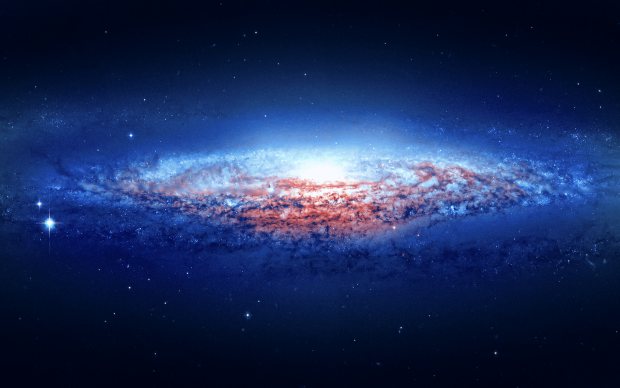 Galaxy Wallpaper 4k Wallpaper Blue Color.