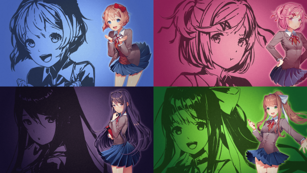 Game Ddlc Wallpaper HD.