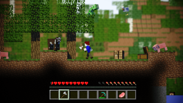 Gaming Minecraft Background HD.
