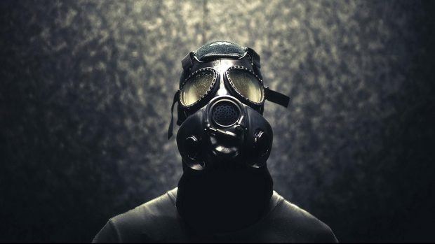 Gas Mask Desktop Wallpaper.