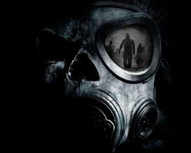 Gas Mask Wide Screen Wallpaper.