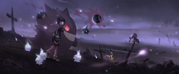 Gengar Desktop Wallpaper.