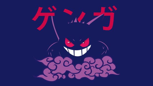 Gengar Wide Screen Wallpaper HD.