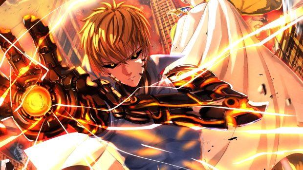 Genos Anime Wallpaper 4K HD.