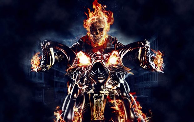 Ghost Rider Skeleton Wallpaper HD.