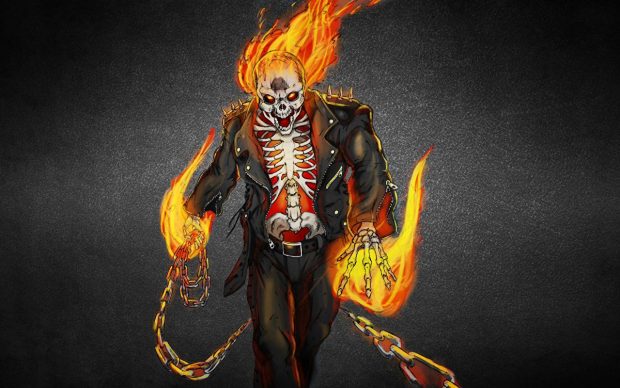 Ghost Rider Wide Screen Wallpaper.