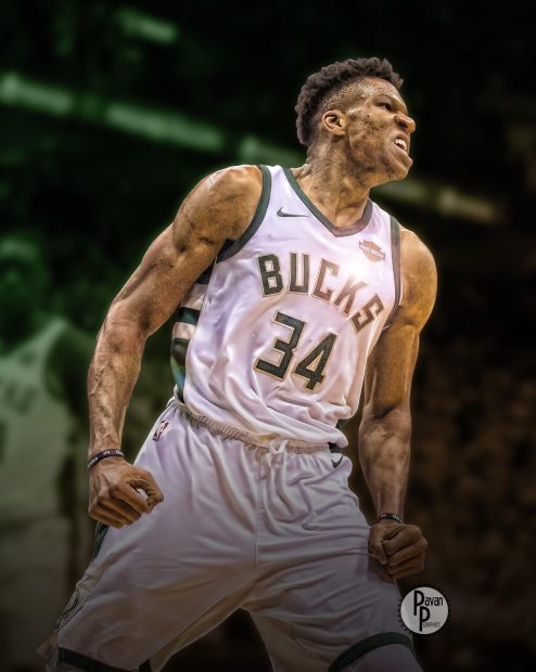 Giannis Antetokounmpo Bucks Wallpaper HD.