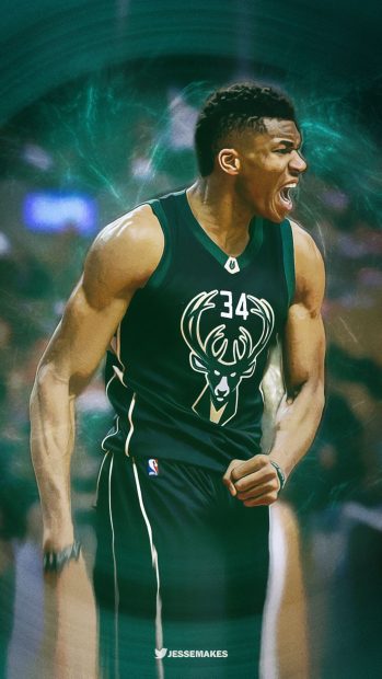 Giannis Antetokounmpo Phone Wallpaper HD.