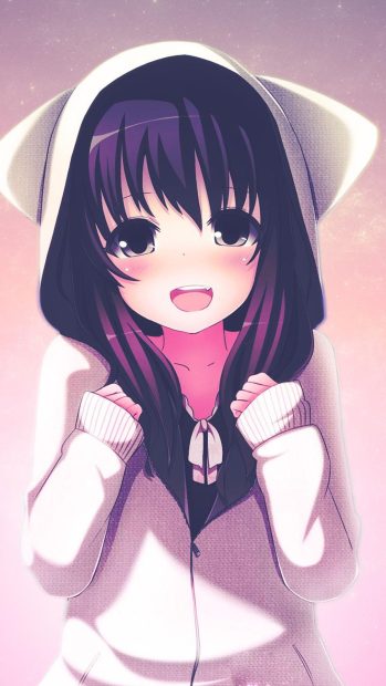 Girl Cute Anime Wallpaper Iphone.