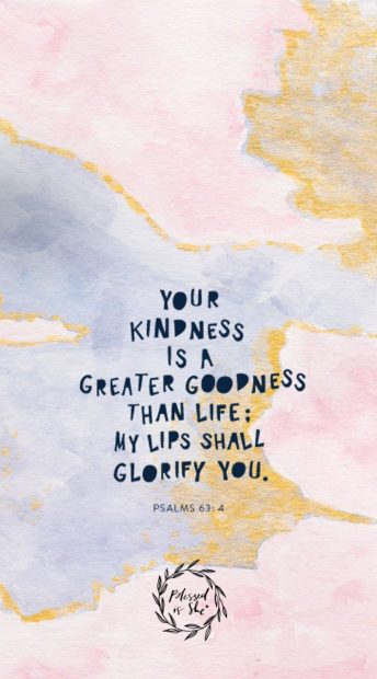 Girly Cute Bible Verse Wallpaper HD.