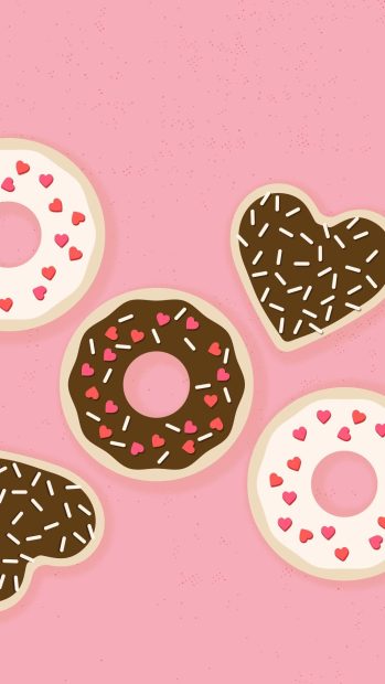 Girly Cute Wallpapers For Iphone Donut Cake.