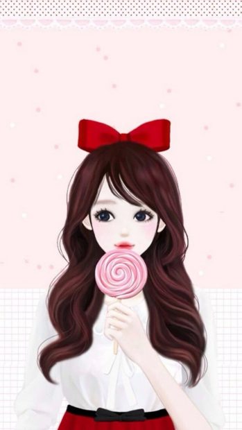 Girly Cute Wallpapers For Iphone Pink Girl.