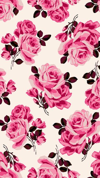 Girly Iphone Cute Wide Screen Wallpaper Roses.