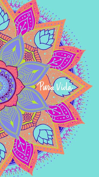 Girly Mandala Wallpaper HD.