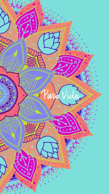 Girly Mandala Wallpaper HD.