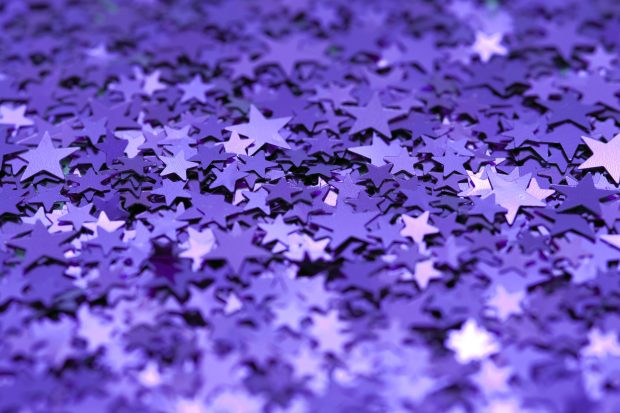 Glitter Purple Aesthetic Wallpaper HD.