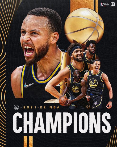 Golden State Warriors NBA Champions 2022 Wide Screen Wallpaper HD.