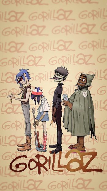 Gorillaz Phone Wallpaper HD.