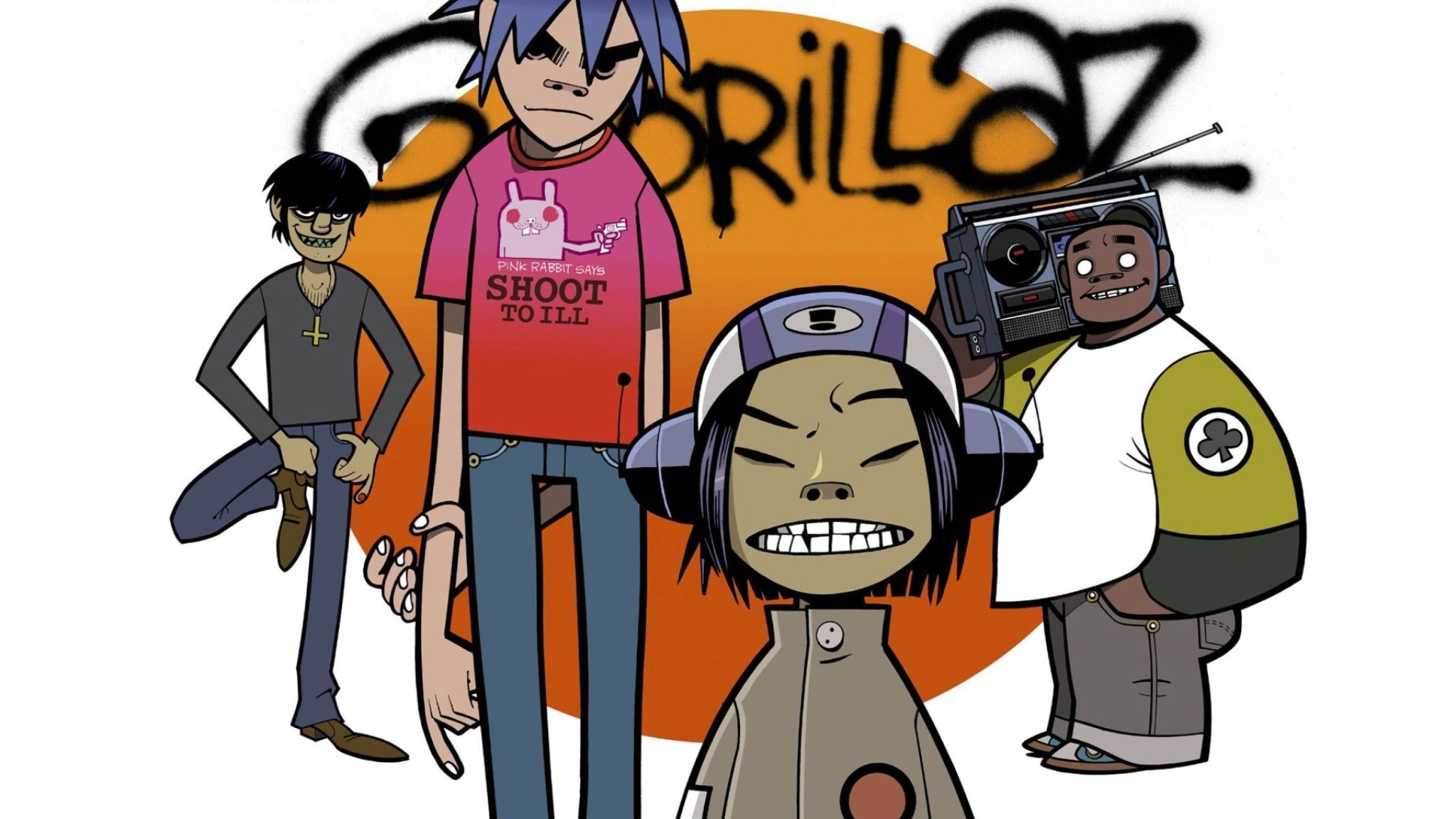 Wallpaper  Gorillaz guitar drums metal music musician album covers  Noodle 2D Murdoc Russel Hobbs 1920x1080  DrawingAnimes4Fun  1382151   HD Wallpapers  WallHere