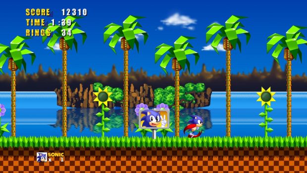 Green Hill Zone Background Desktop.