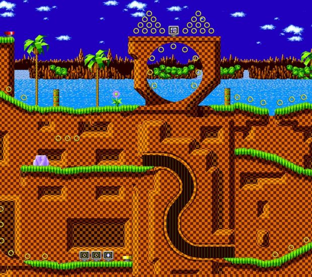 Green Hill Zone Background High Quality.