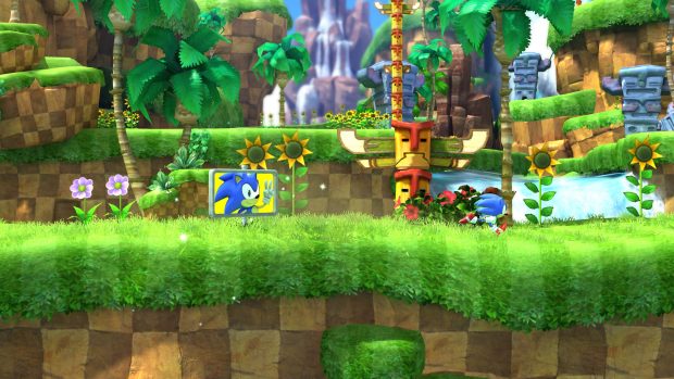 Green Hill Zone Desktop Background.