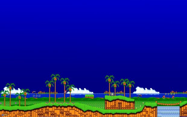 Green Hill Zone HD Background Computer.