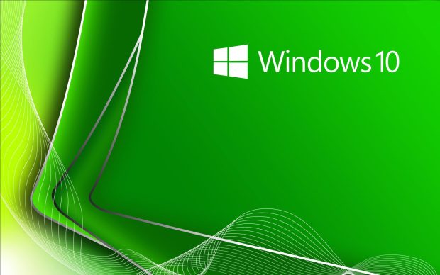 Green Windows 10 Wallpaper HD.