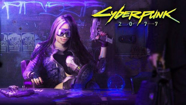 HD Background Cyberpunk 2077.