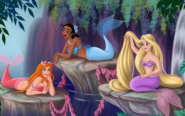 HD Background Little Mermaid.