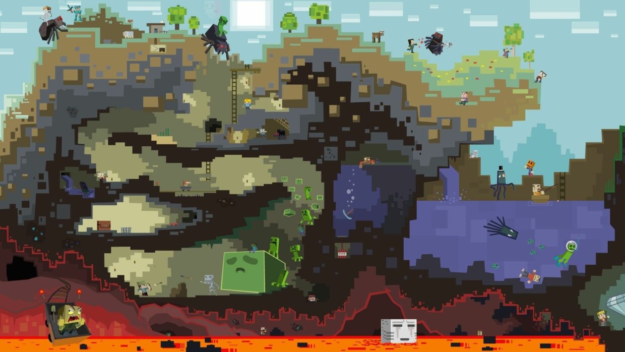 Minecraft HD Background - PixelsTalk
