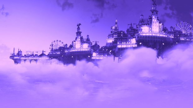 HD Backgrounds Aesthetic Purple.