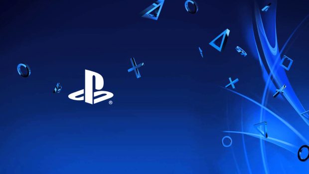 HD Backgrounds Cool PS4 Blue.