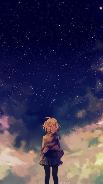 HD Wallpaper Aesthetic Anime Wallpaper Iphone.