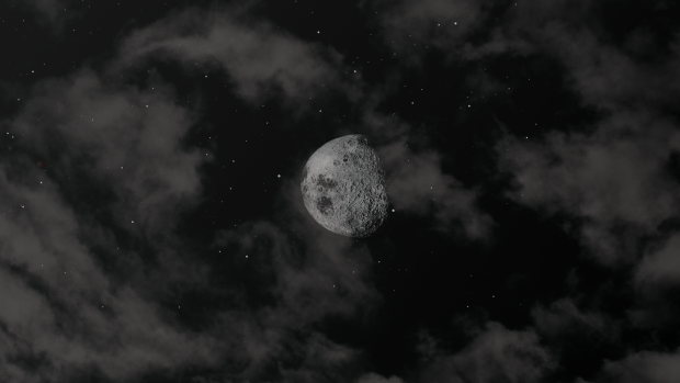 HD Wallpaper Black Aesthetic Moon Cloud.