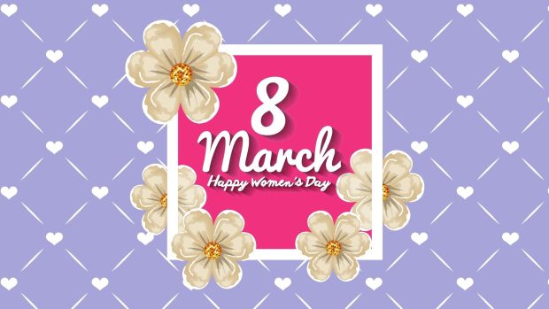 HD Wallpaper Happy Womens Day.