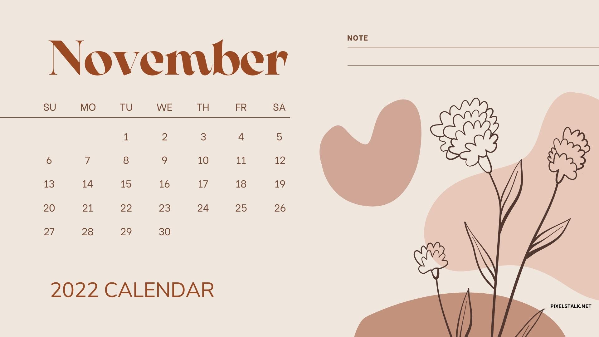 November Moodboard Desktop  iPhone Wallpaper