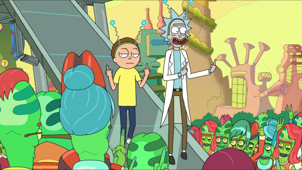 HD Wallpaper Rick And Morty.