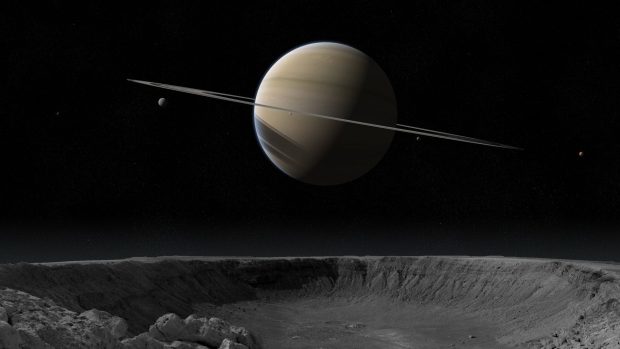 HD Wallpaper Saturn.