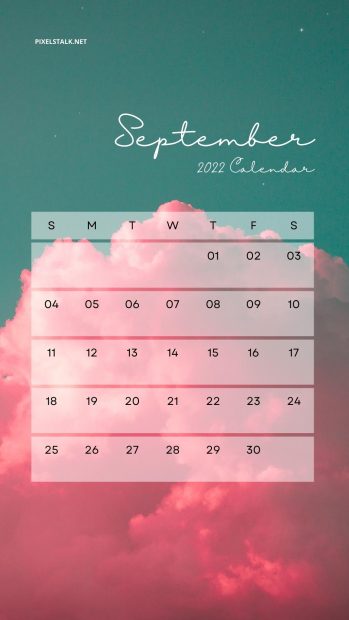 HD Wallpaper September 2022 Calendar Iphone.