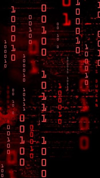 Hacker Aesthetic Red And Black Wallpaper Iphone.