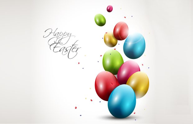 Happy Easter Backgrounds Easter Eggs.