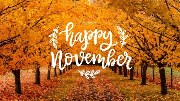 Happy November Wallpaper.