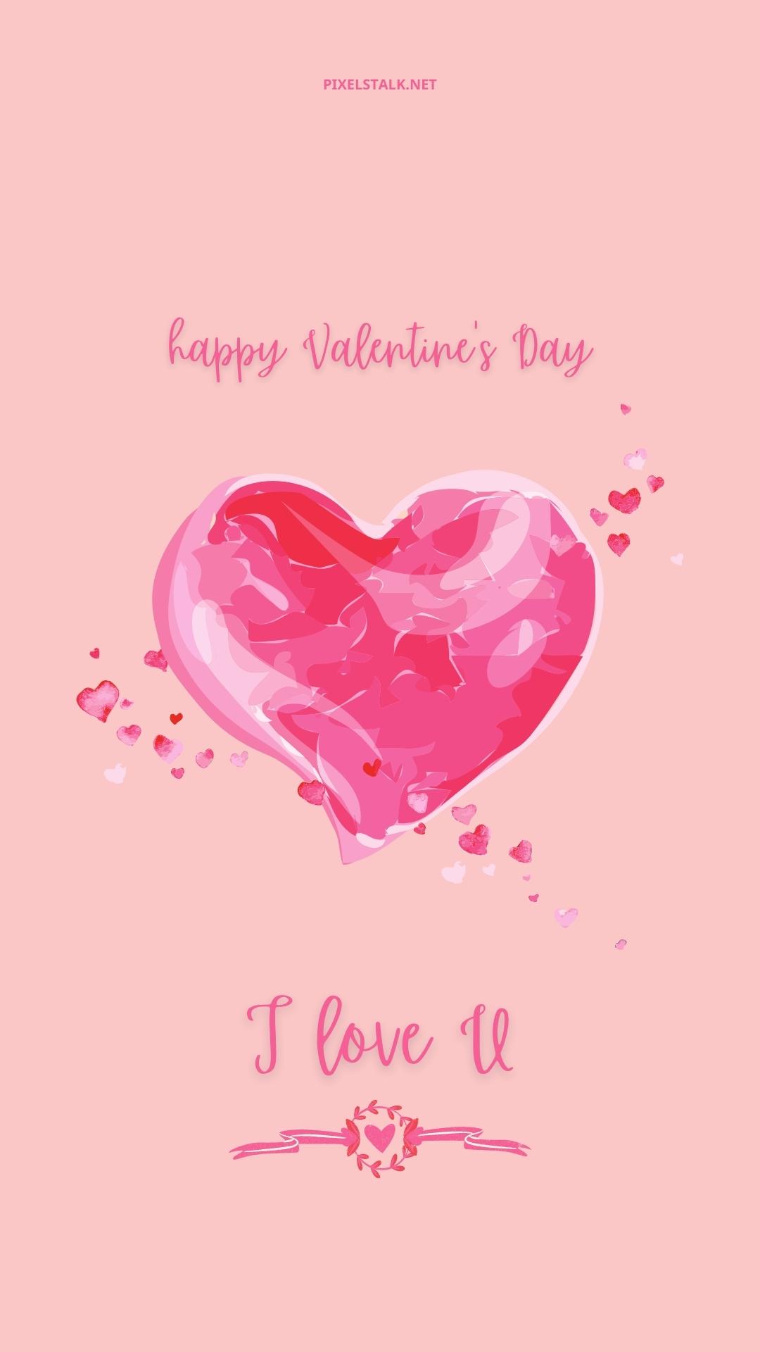 Aesthetic Pink Valentines Day Wallpapers  Wallpaper Cave