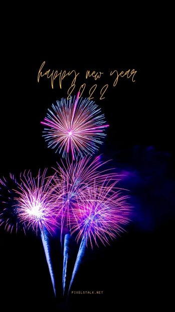 Happy new year iphone wallpaper 2022.