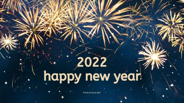 Happy new year wallpaper 2022.